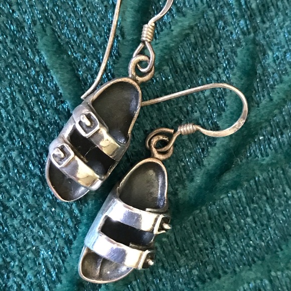 Jewelry - Vintage sterling Birkenstock earrings